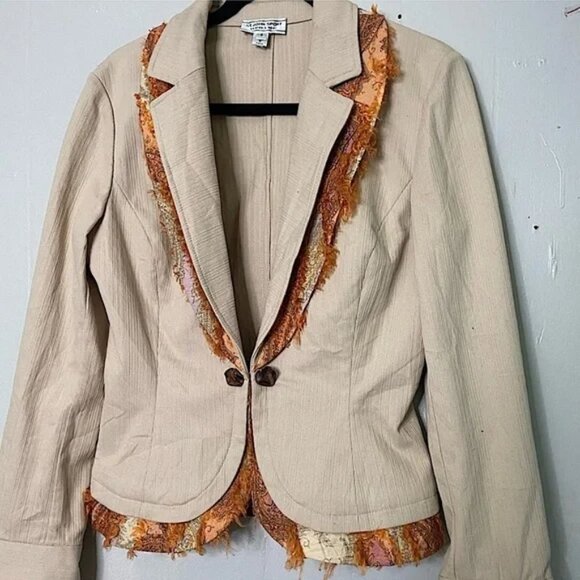 ST. JOHN SPORT by MARIE GRAY Cotton Blend Blazer - Picture 4 of 8